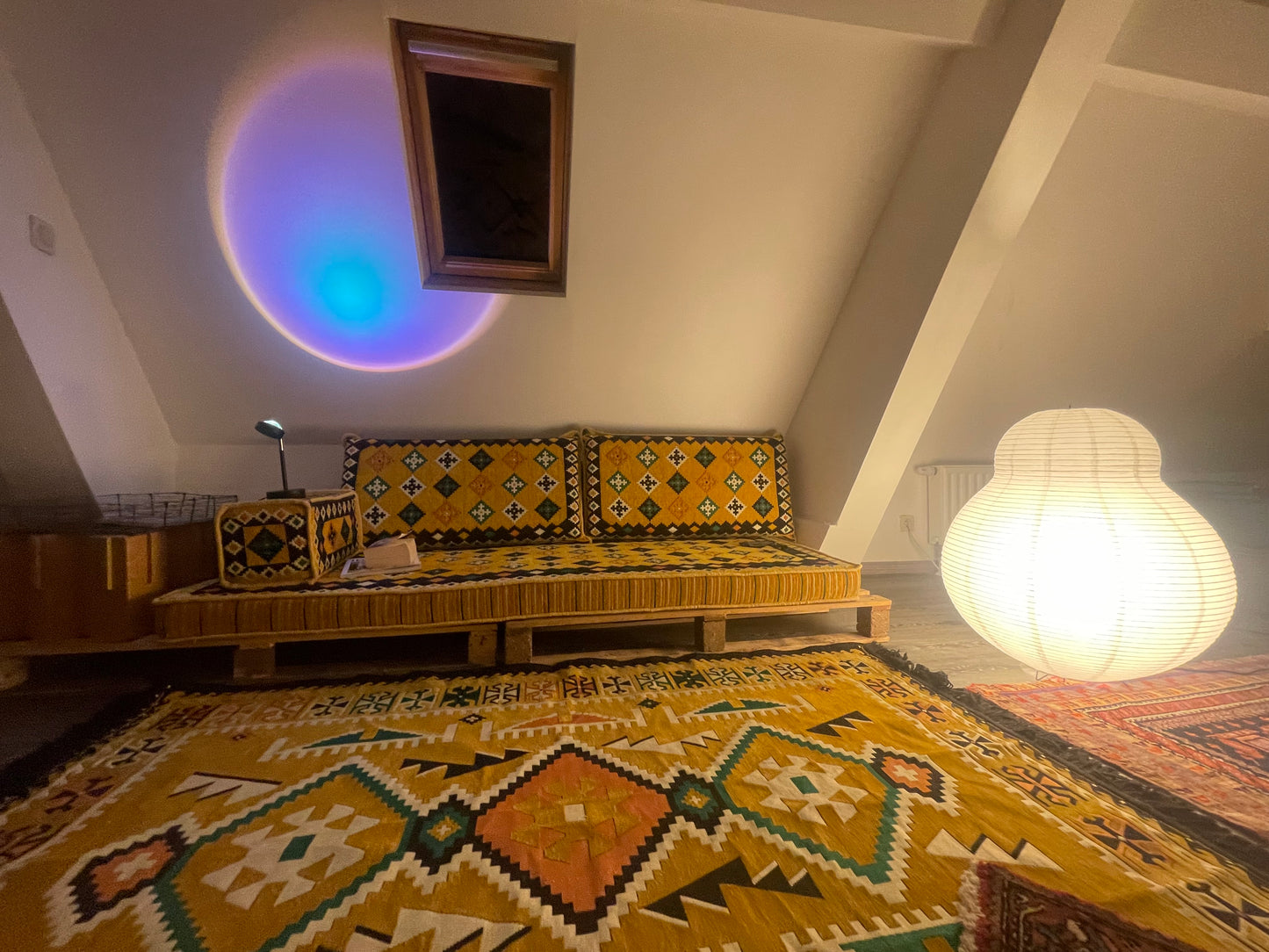 Tapis Aztèque Jaune - Ma boutique