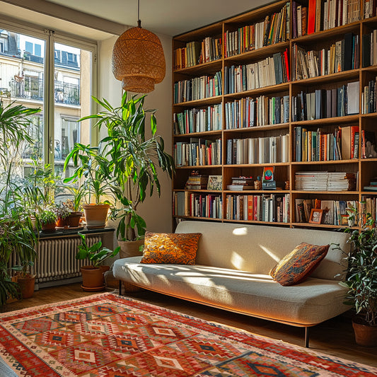 Tapis Byzance Athène Orange - Ma boutique