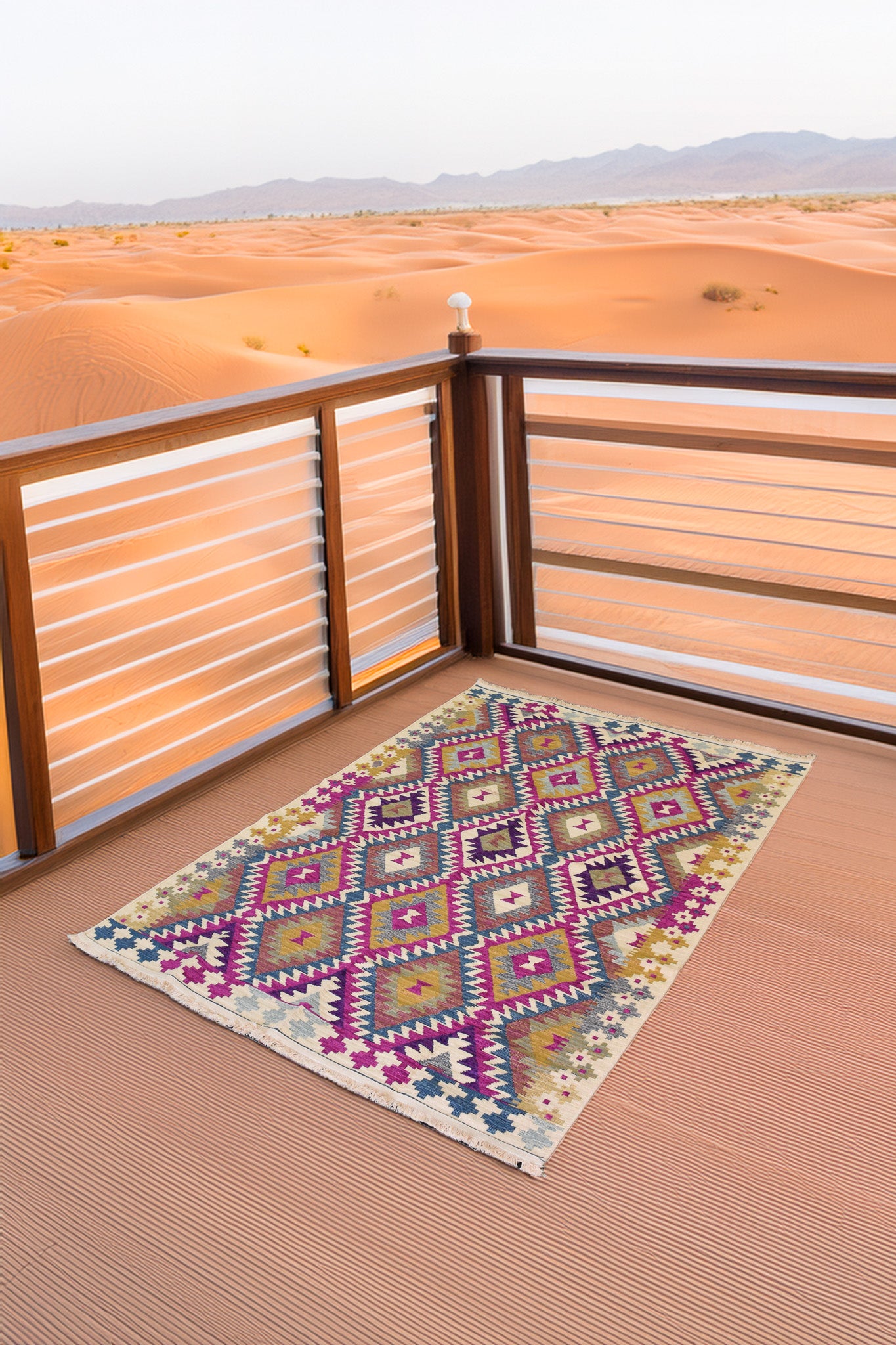 Tapis Byzance Kéops Fuchsia - Ma boutique