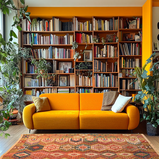 Tapis Byzance Oasis Orange - Ma boutique