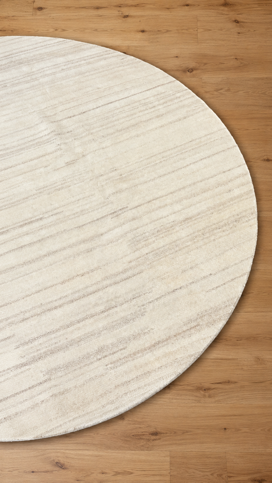Tapis Gabbeh rond fait main – 250 cm de diamètre
