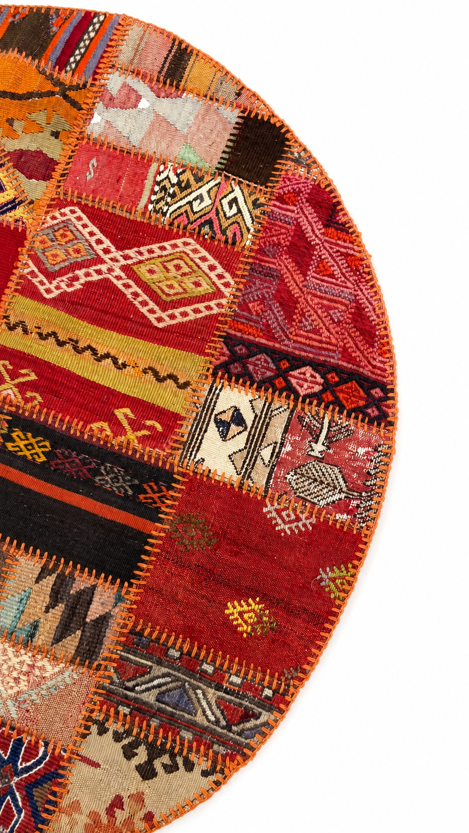 Tapis Rond Patchwork - 120cm
