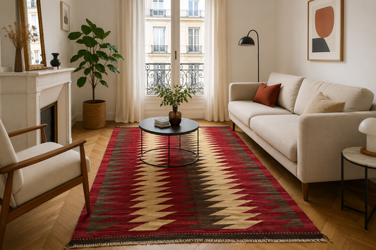 Kilim fait main – 252 × 182 cm - Ma boutique