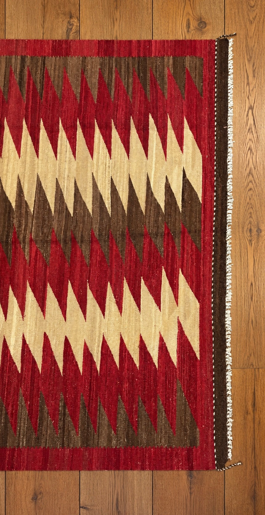 Kilim fait main – 252 × 182 cm