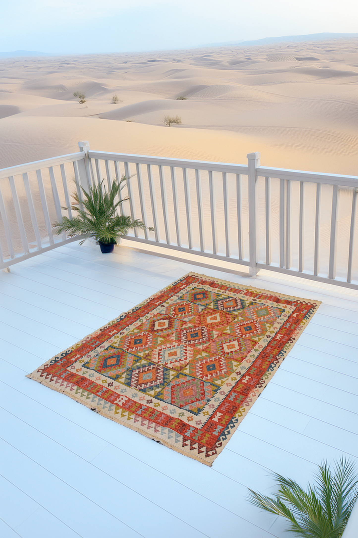 Tapis Byzance Athène Orange - Ma boutique