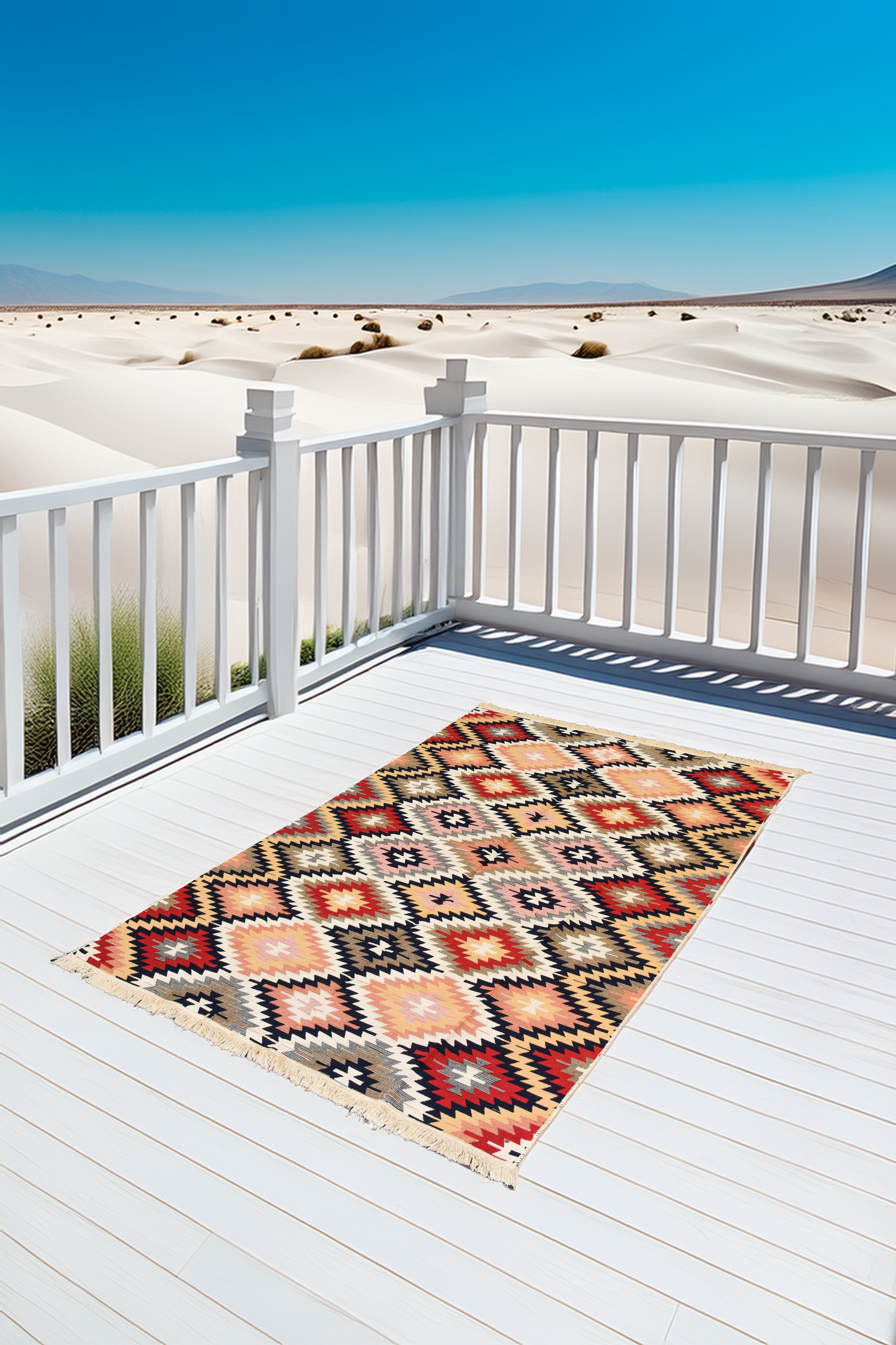 Tapis Les Méditerranéens Losanges - Ma boutique
