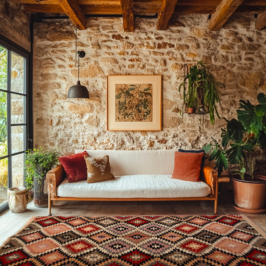 Tapis Les Méditerranéens Losanges - Ma boutique