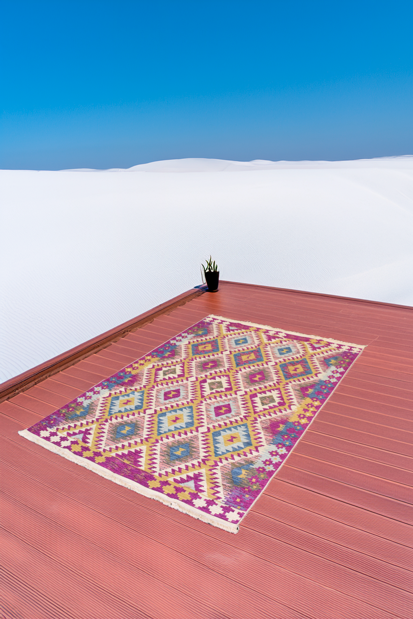 Tapis Byzance Kéops Fuchsia - Ma boutique