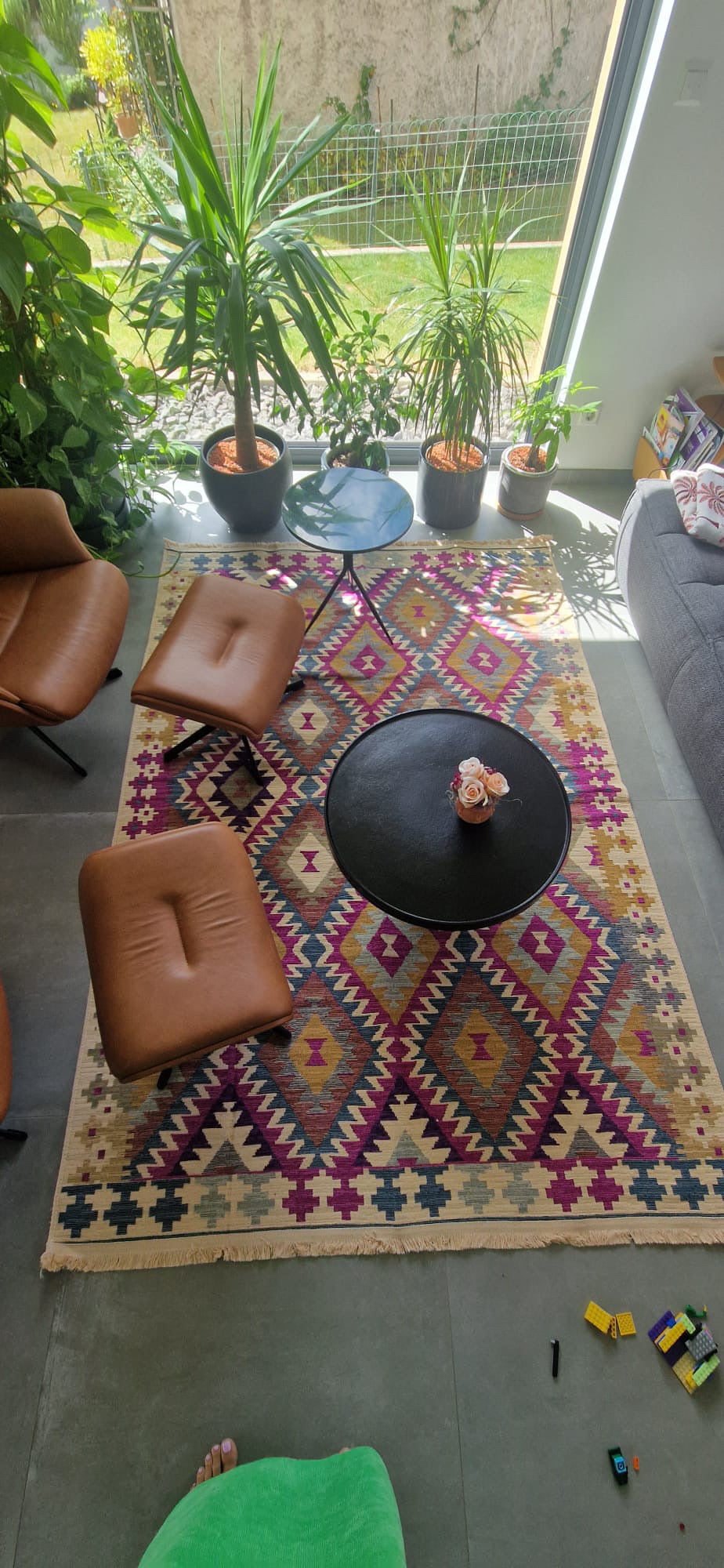 Tapis Byzance Kéops Fuchsia - Ma boutique