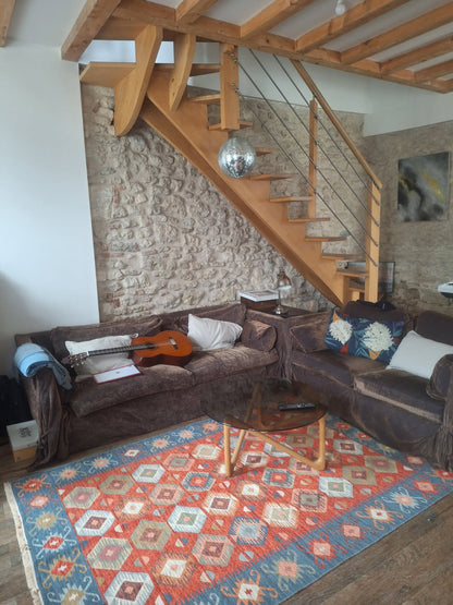 Tapis Byzance Moon Orange - Ma boutique