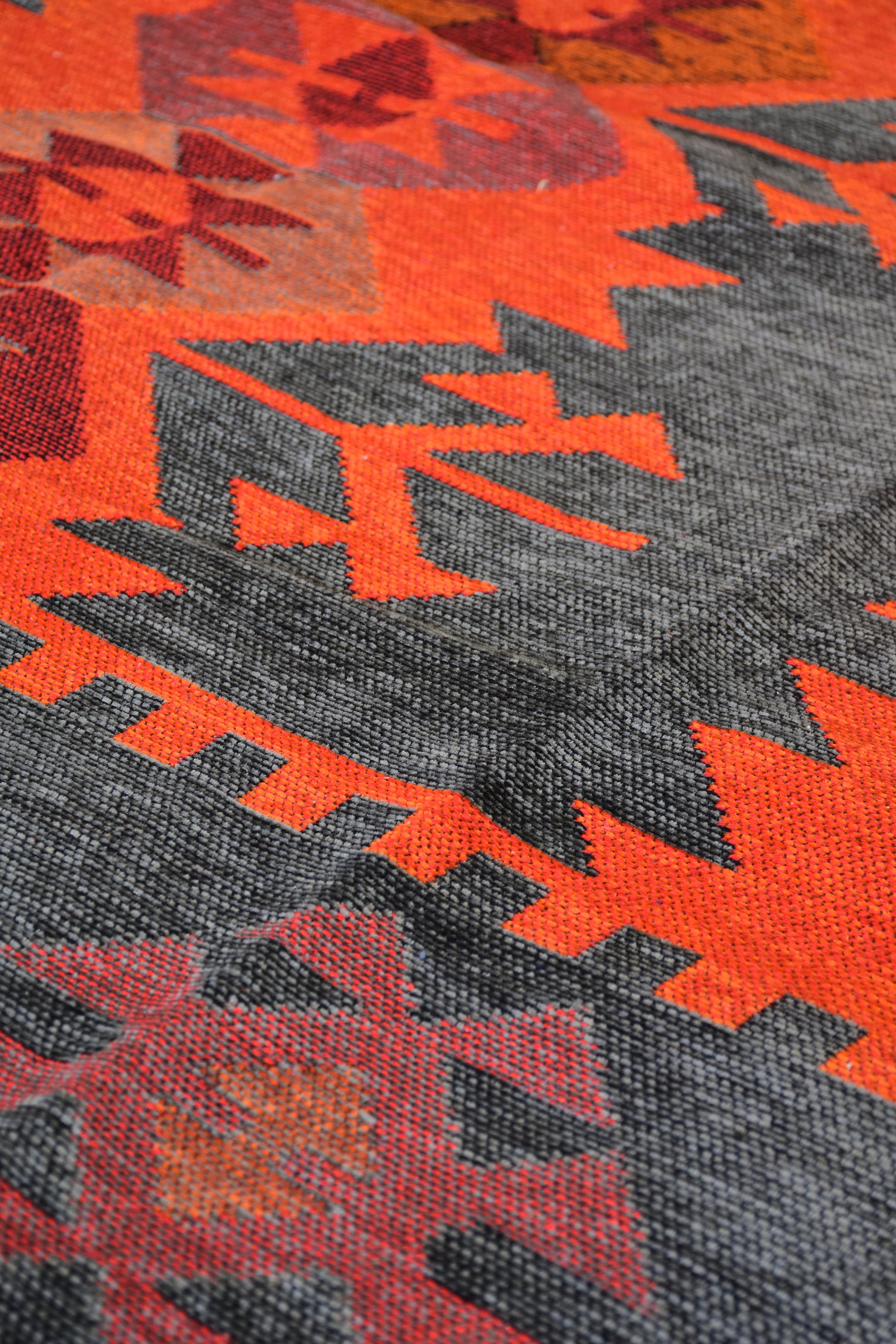 Tapis Les Ottomans Orange Gris Lien - Ma boutique