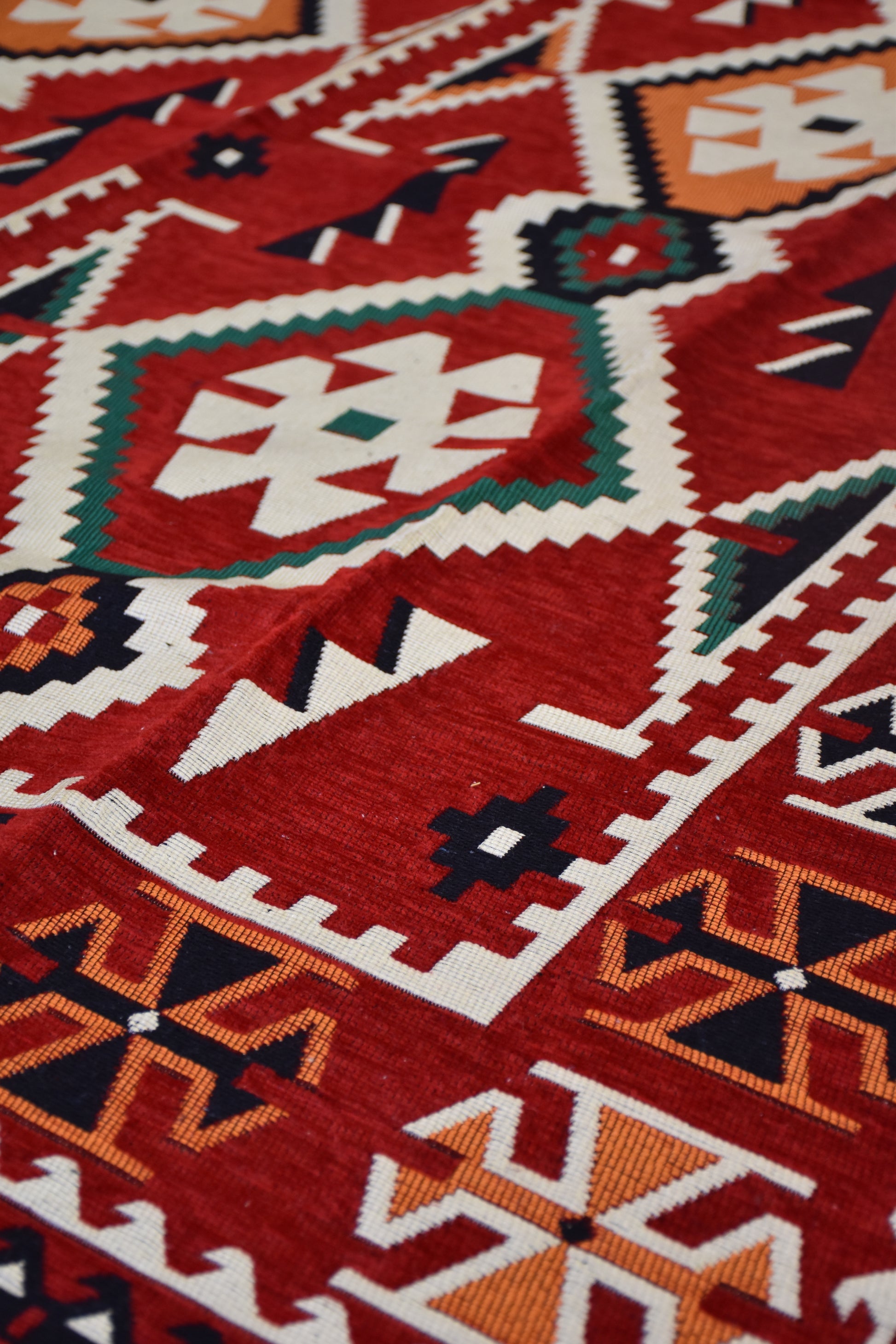 Tapis Aztèque Rouge - Ma boutique
