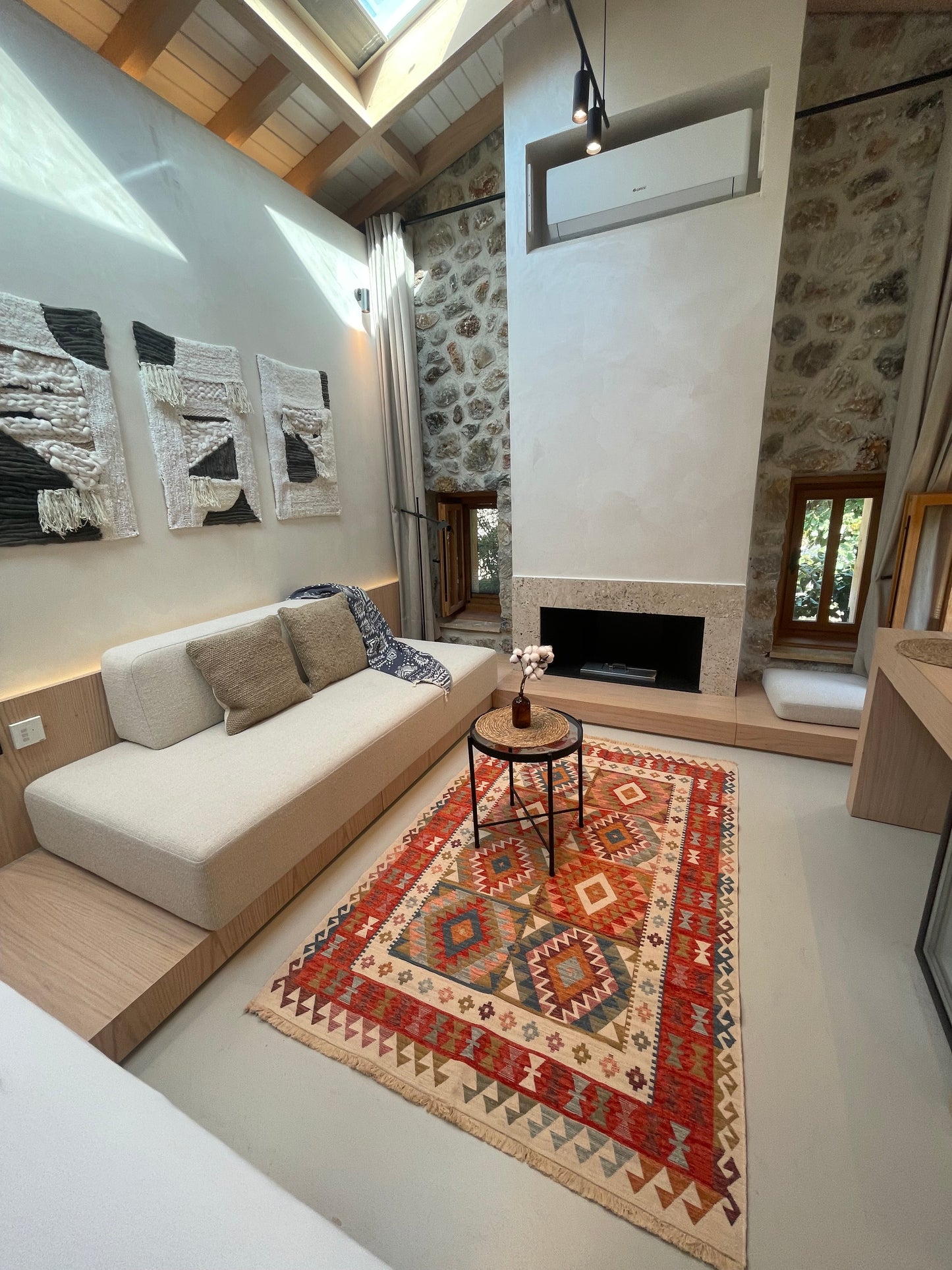 Tapis Byzance Athènes Orange - Ma boutique