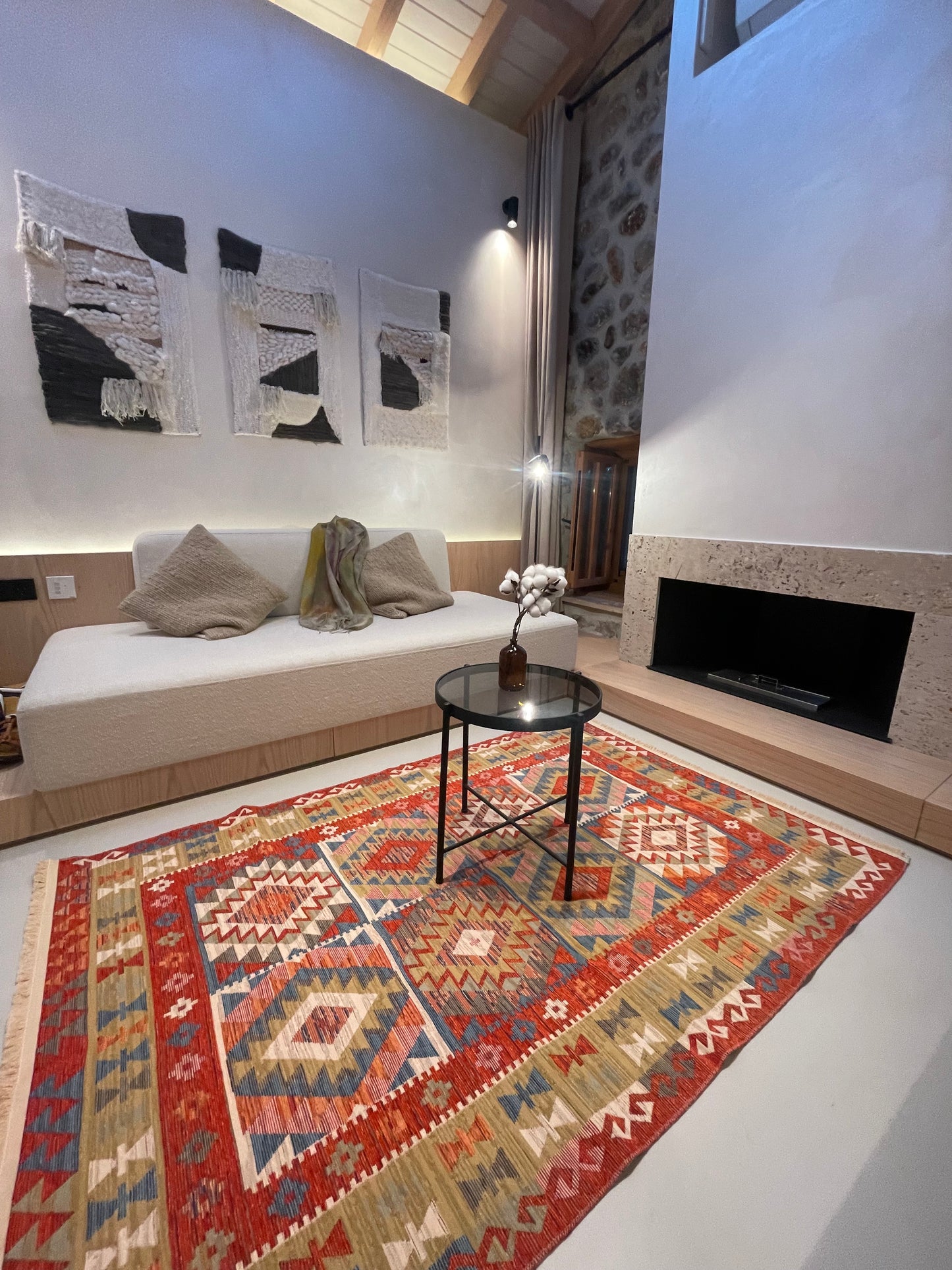 Tapis Byzance Athènes Orange - Ma boutique