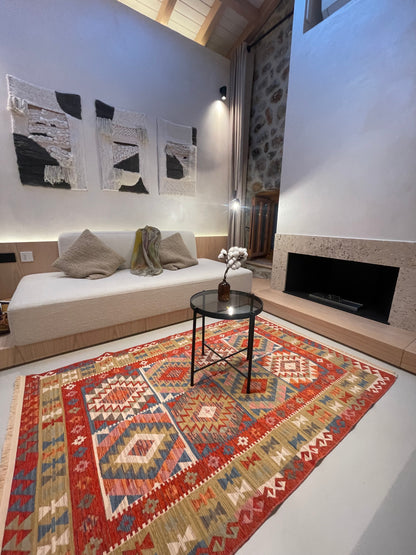 Tapis Byzance Athènes Orange - Ma boutique