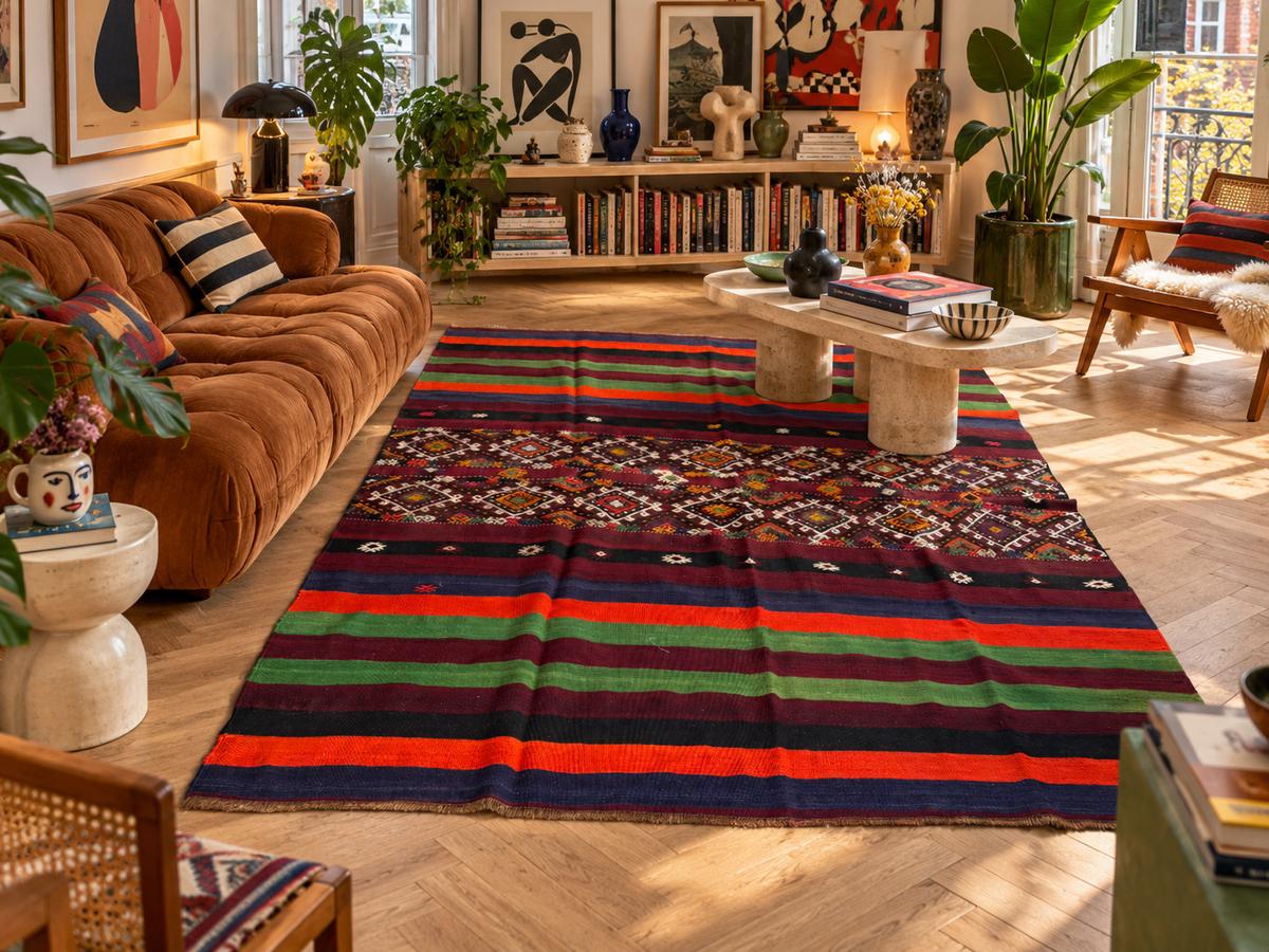 Kilim Sivas incandescent 182 cm X 213 cm