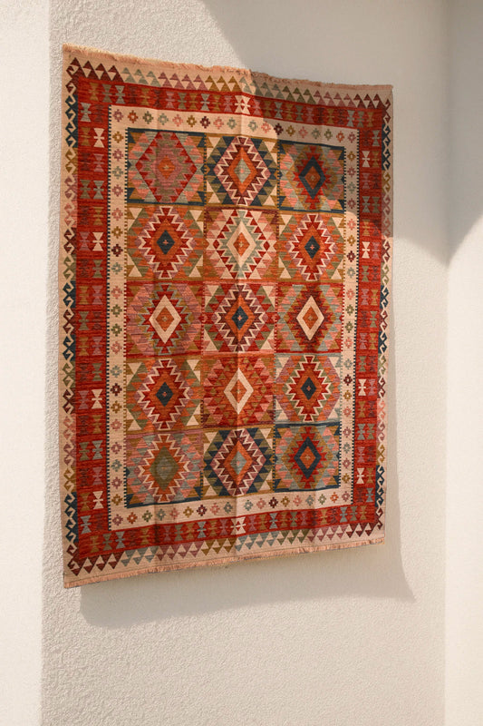 Tapis Byzance Athène Orange - Ma boutique