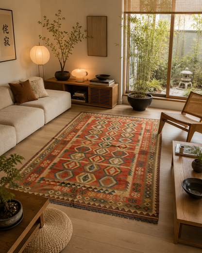 Tapis Kilim Afghan neuf