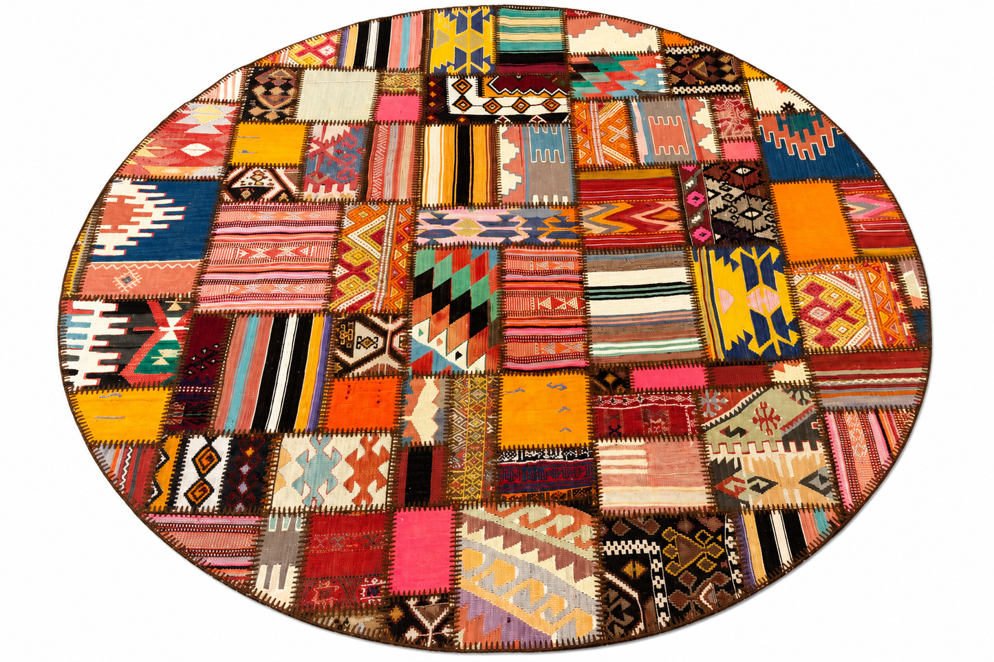 Tapis Rond Patchwork - 200cm