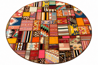 Tapis Rond Patchwork - 200cm
