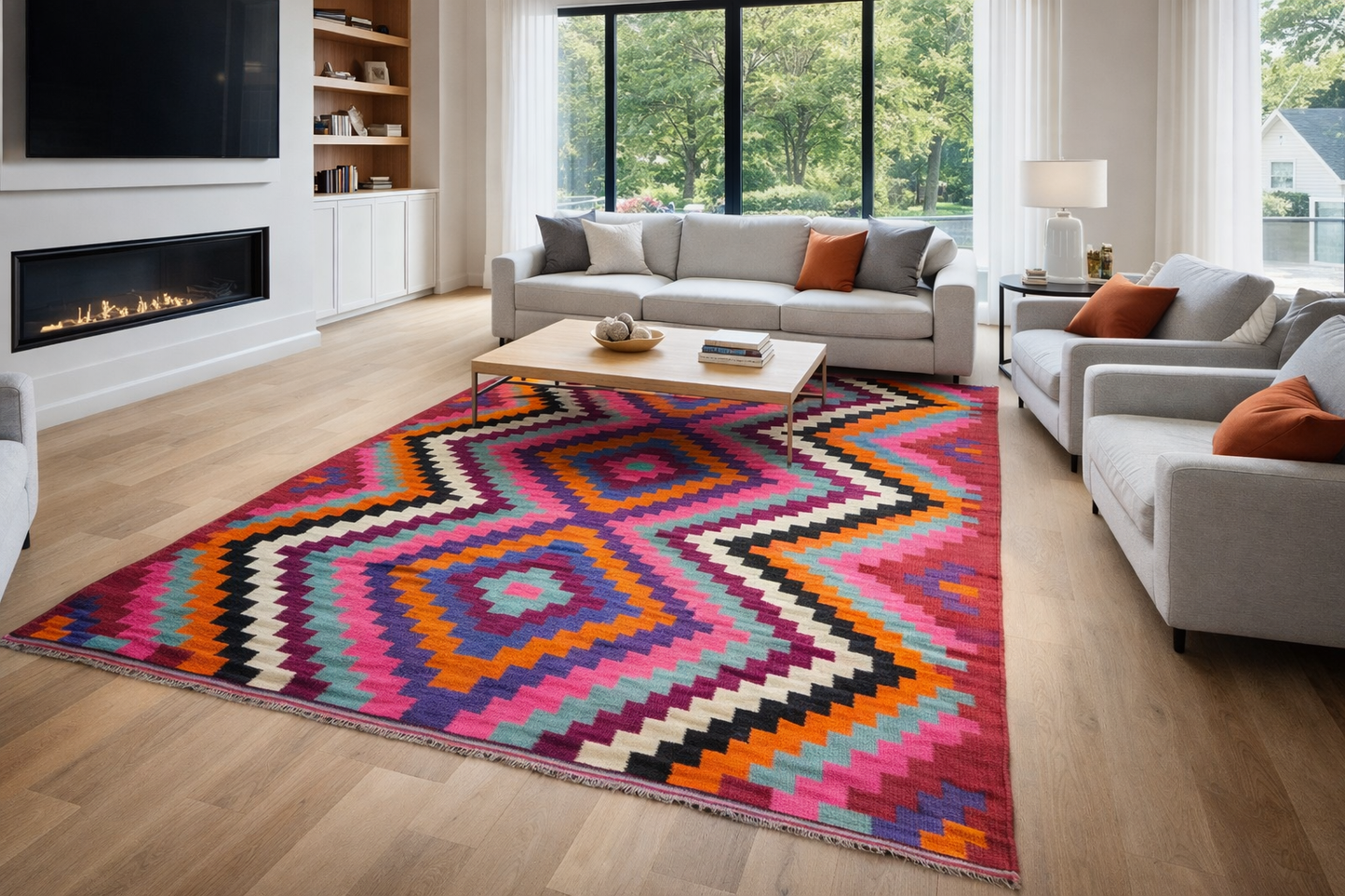 Kilim Kandira Fuchsia ( Kocaeli) - Ma boutique