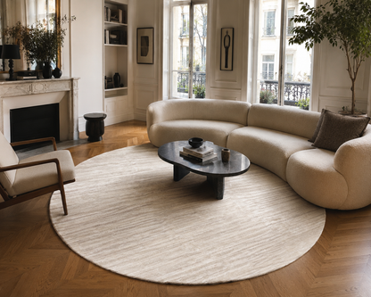 Tapis Gabbeh rond fait main – 250 cm de diamètre