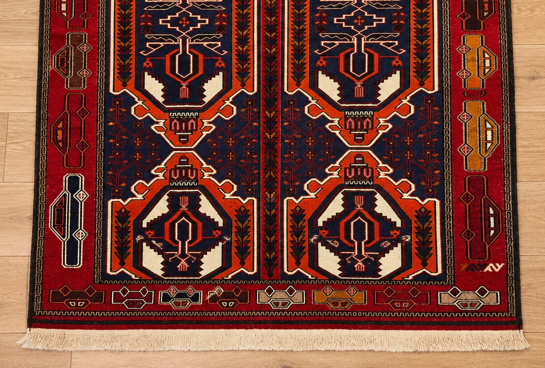 Soumak Shasavan voitures - 275 x 175 cm