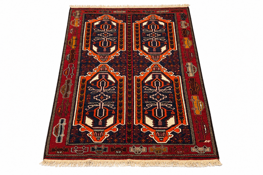 Soumak Shasavan voitures - 275 x 175 cm