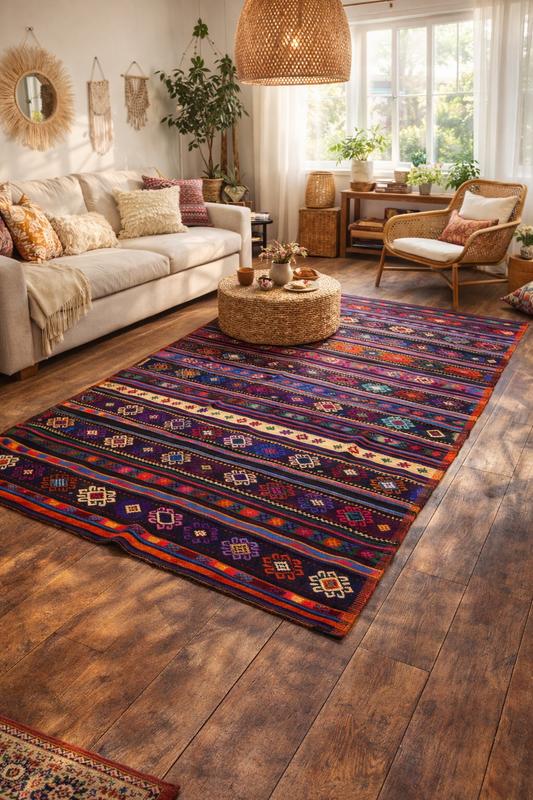 Kilim Manisa Violet