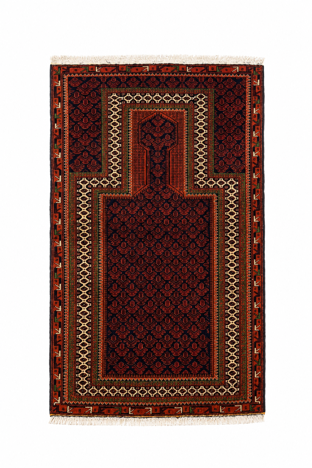 Tapis Beluch en laine – 90 × 150 cm