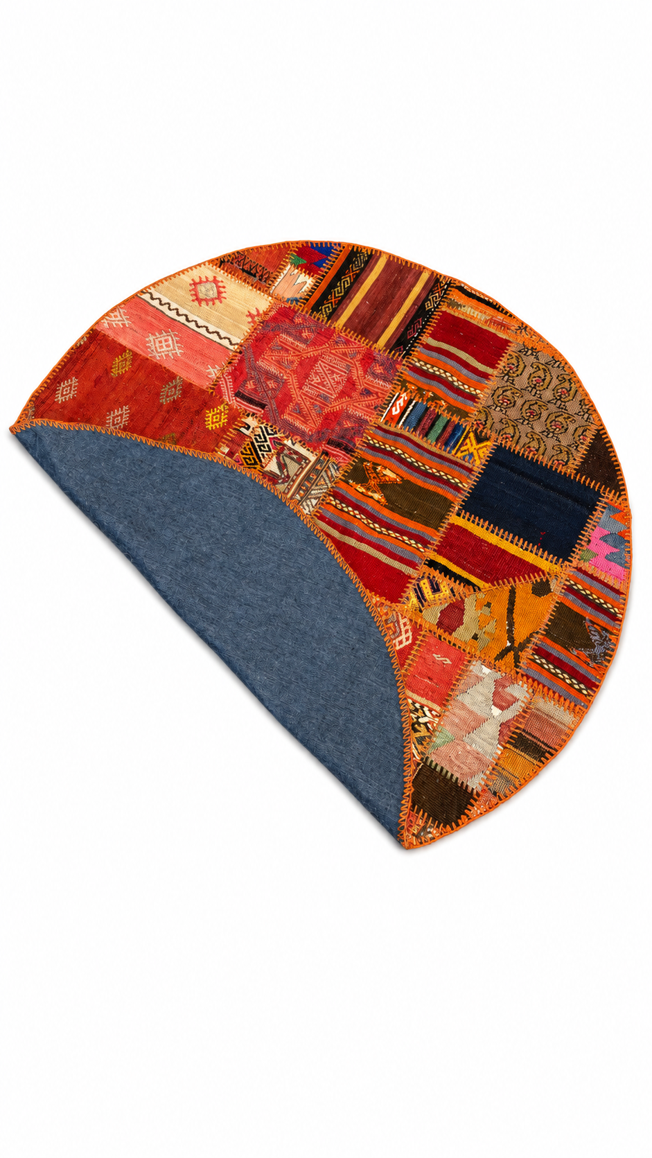 Tapis Rond Patchwork - 120cm