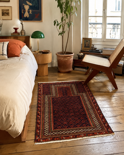 Tapis Beluch en laine – 90 × 150 cm