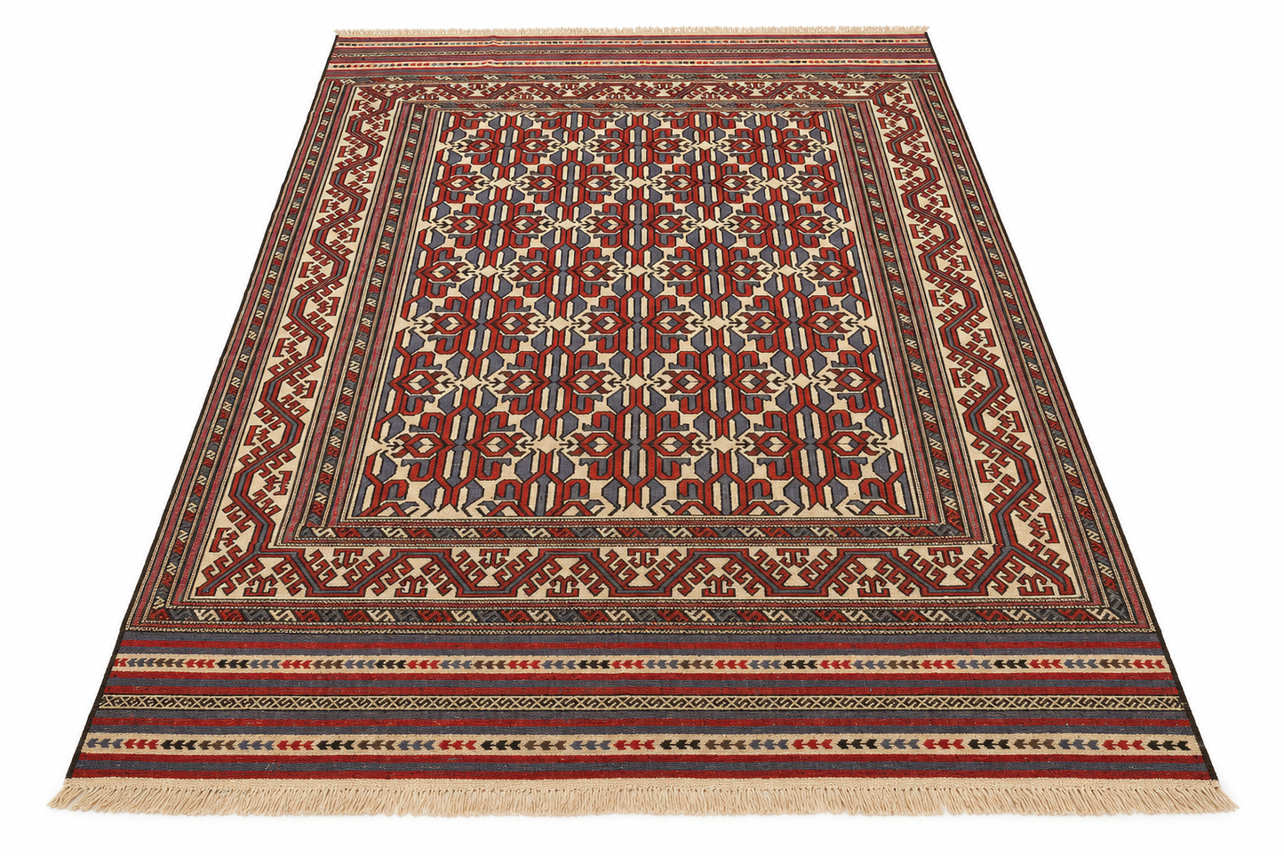 Tapis Soumak fait main – 195 × 290 cm