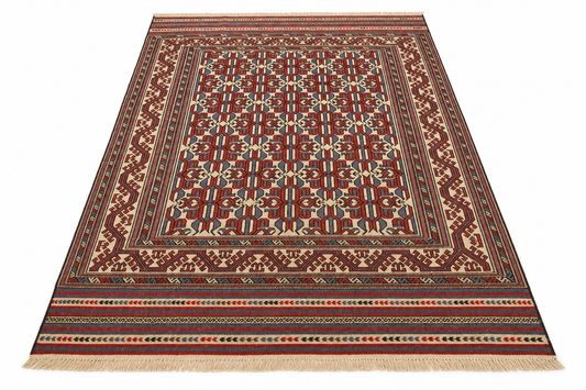 Tapis Soumak fait main – 195 × 290 cm