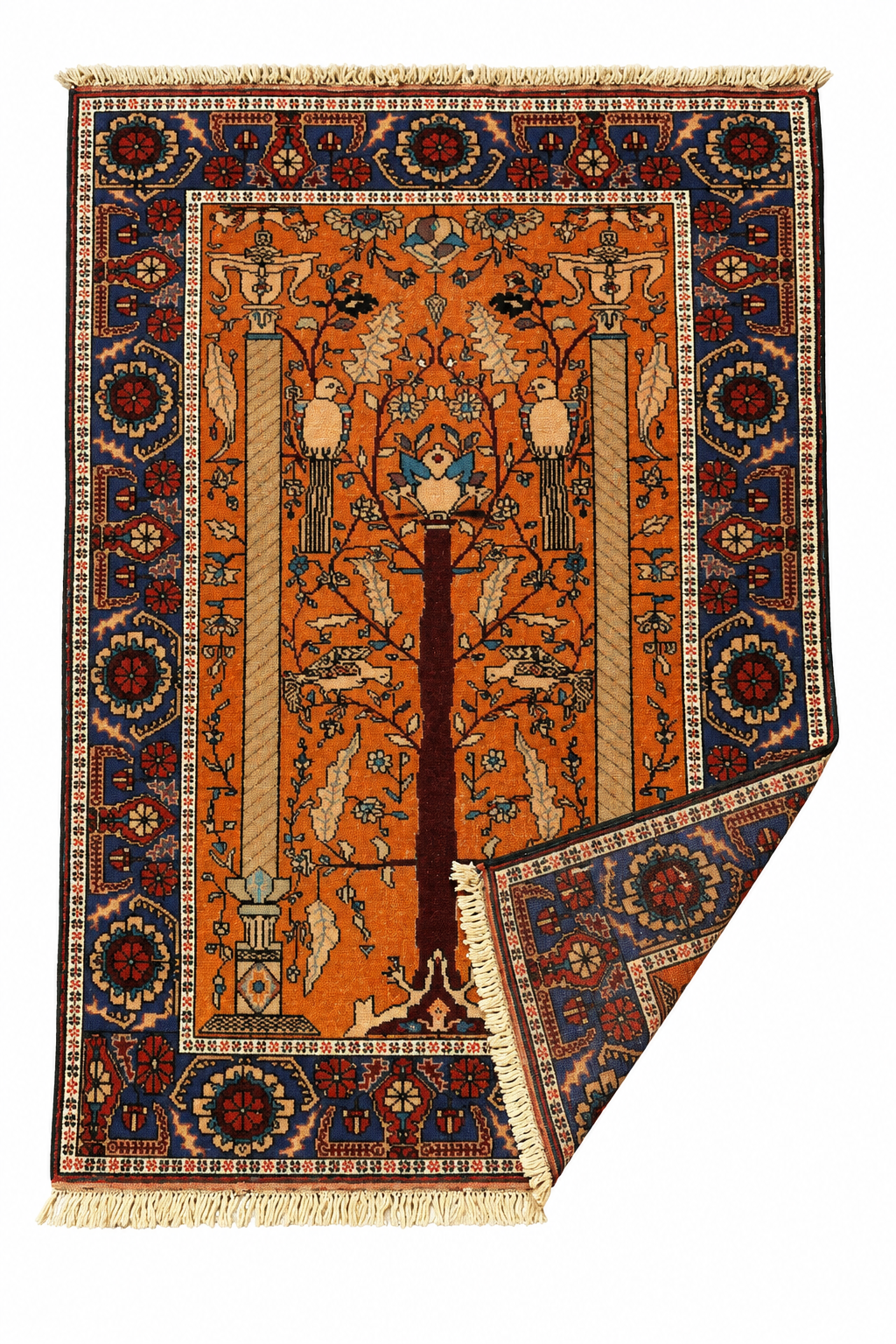 Tapis persan – 78 × 117 cm – Pièce unique