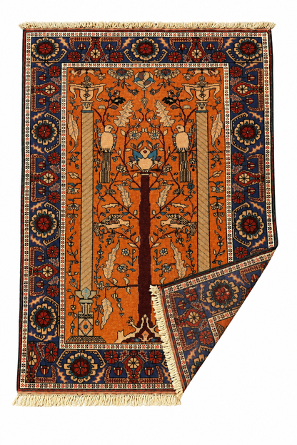 Tapis persan – 78 × 117 cm – Pièce unique