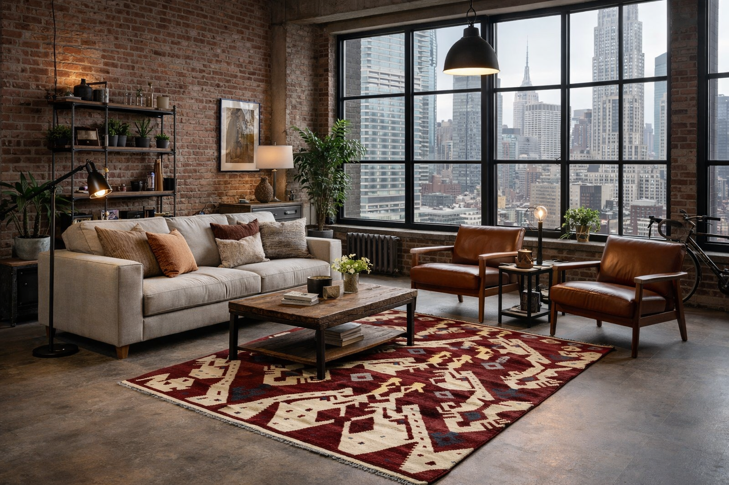 Kilim Corne de bélier I...