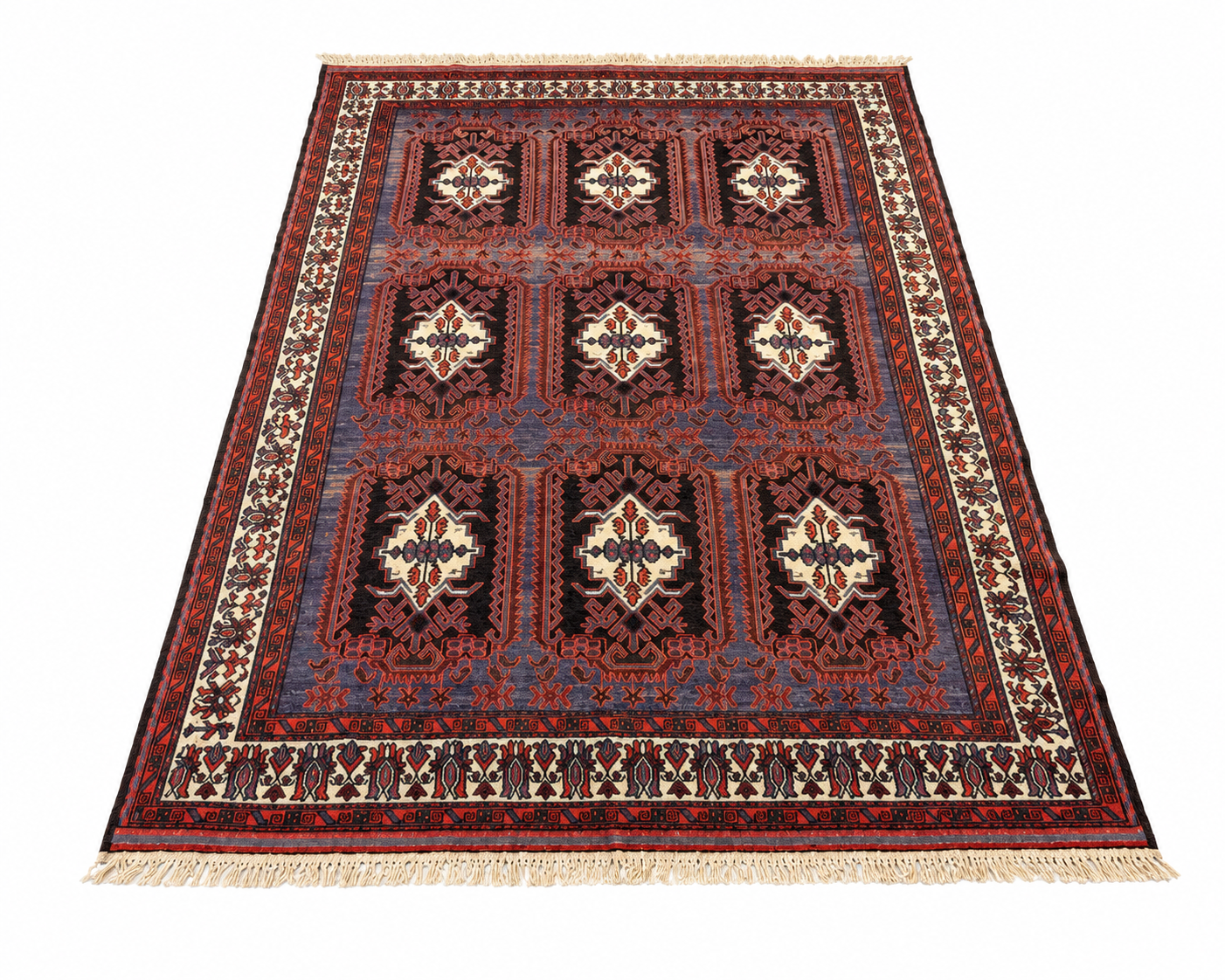 Tapis Soumak fait main – 188 × 295 cm
