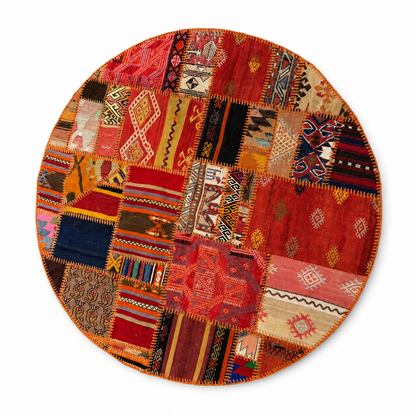 Tapis Rond Patchwork - 120cm