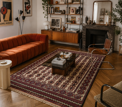 Tapis Soumak fait main – 267 × 179 cm