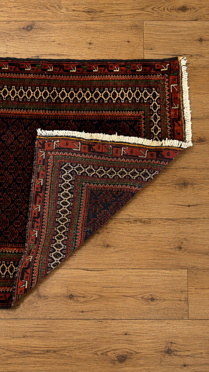 Tapis Beluch en laine – 90 × 150 cm