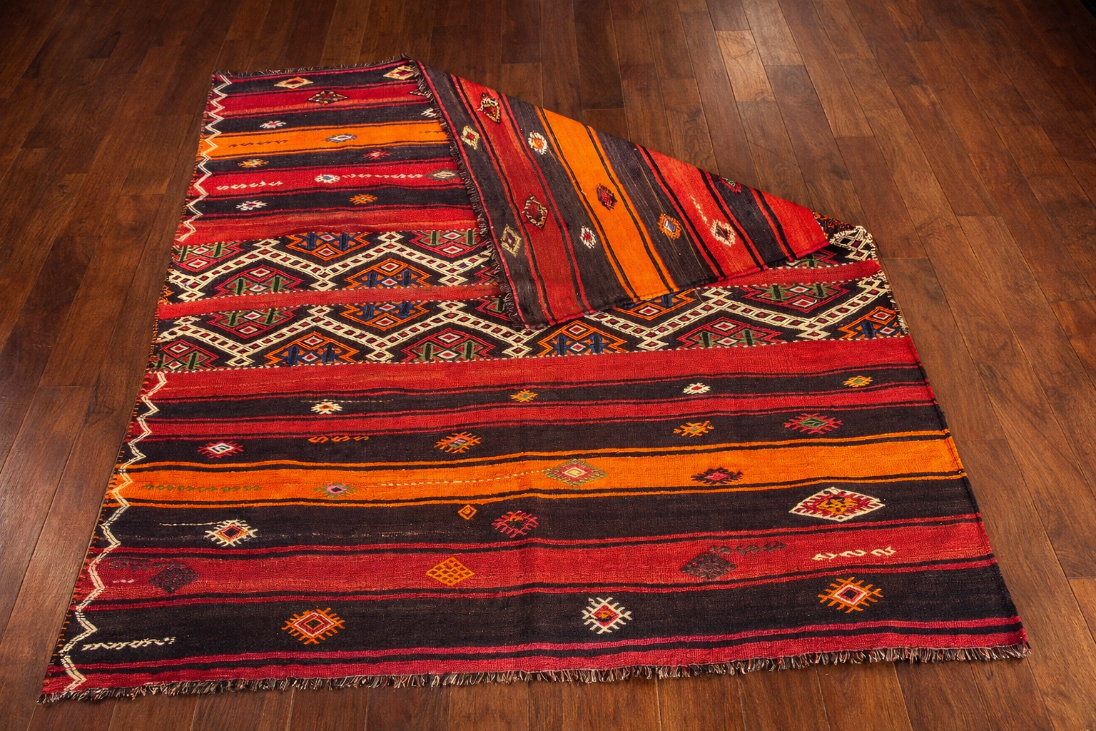 Kilim Sivas rouge-orangé - Ma boutique