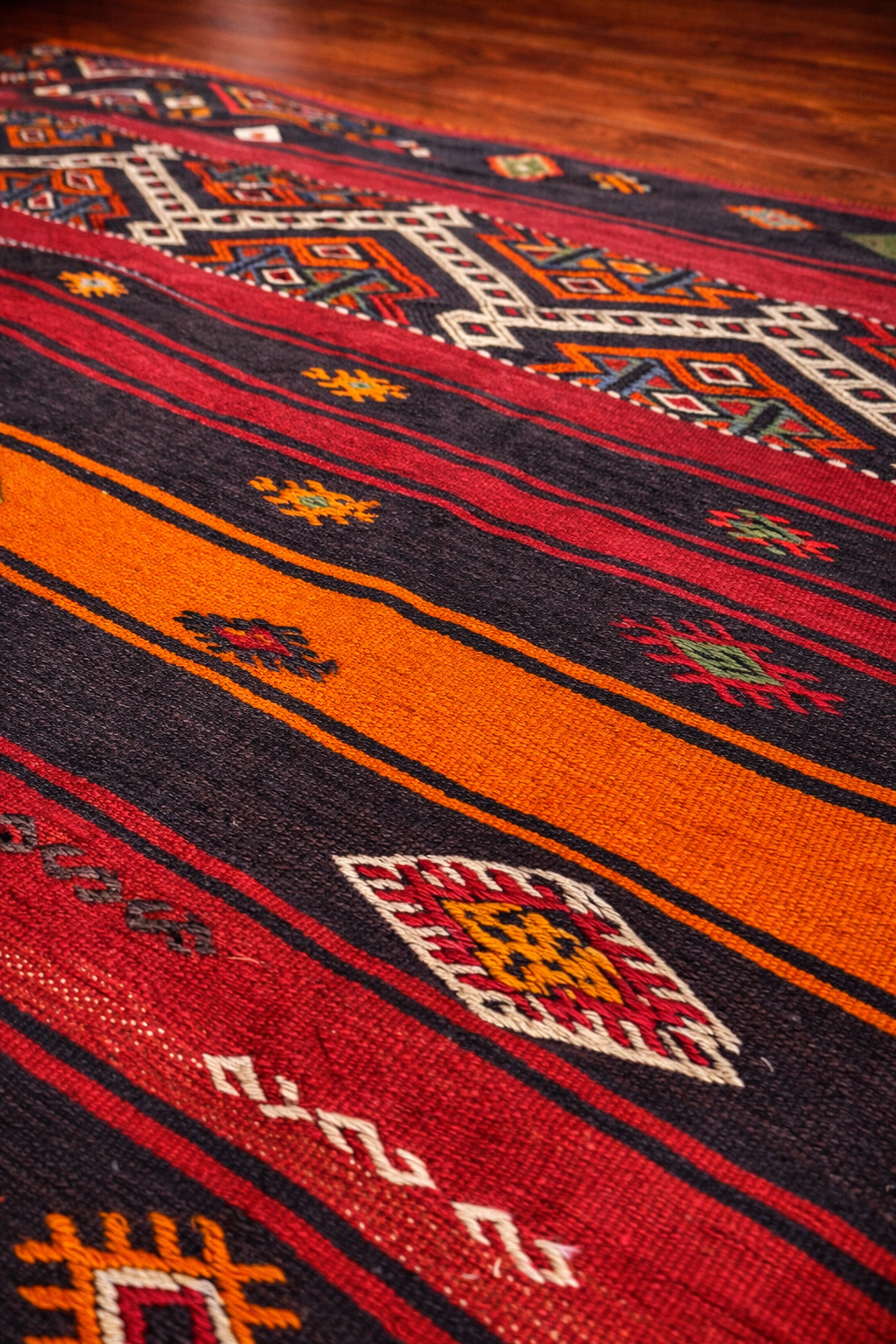 Kilim Sivas rouge-orangé - Ma boutique