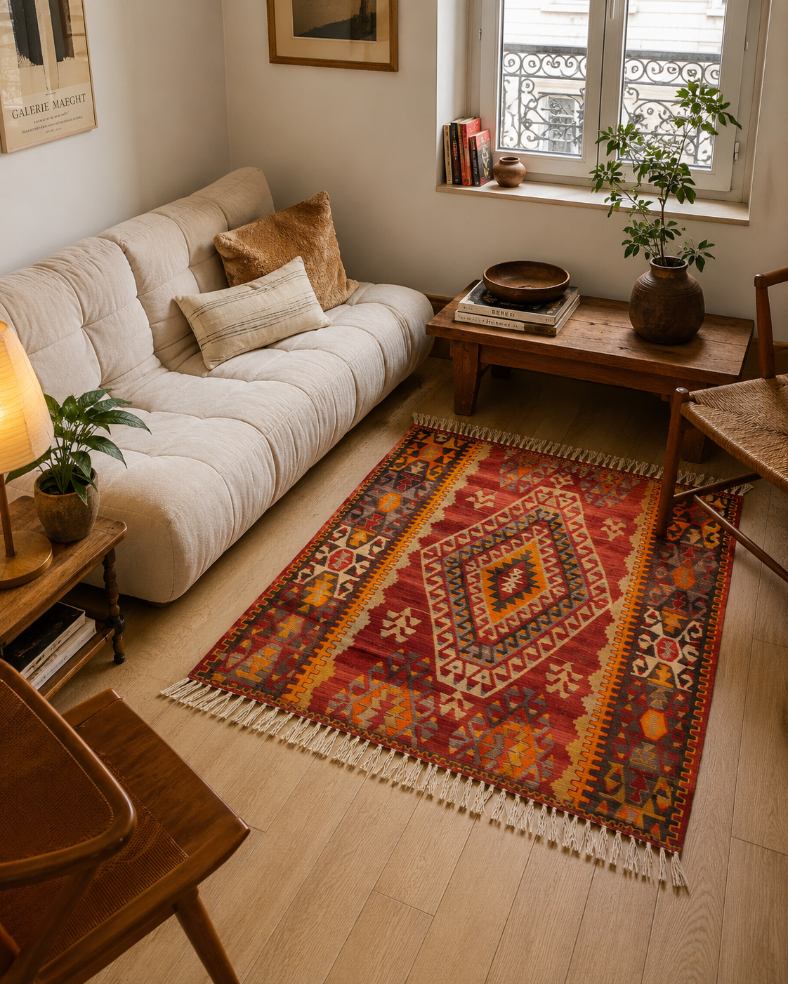 Kilim d'Anatolie – Turquie – 147 × 119 cm