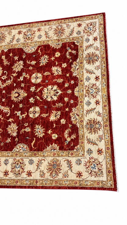 Tapis Oushak fait main en laine – 240 × 171 cm
