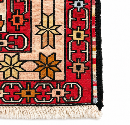 Tapis Shasavan ancien – Soie – Iran – 98 × 150 cm