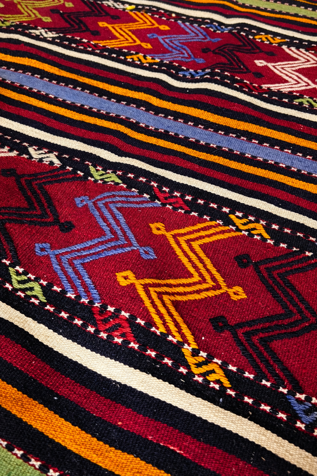 Kilim anatolien "Vagues" - Ma boutique