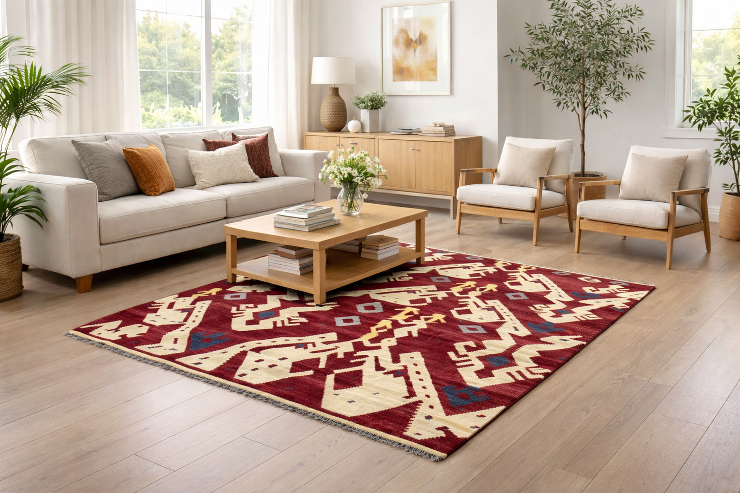 Kilim Corne de bélier I...