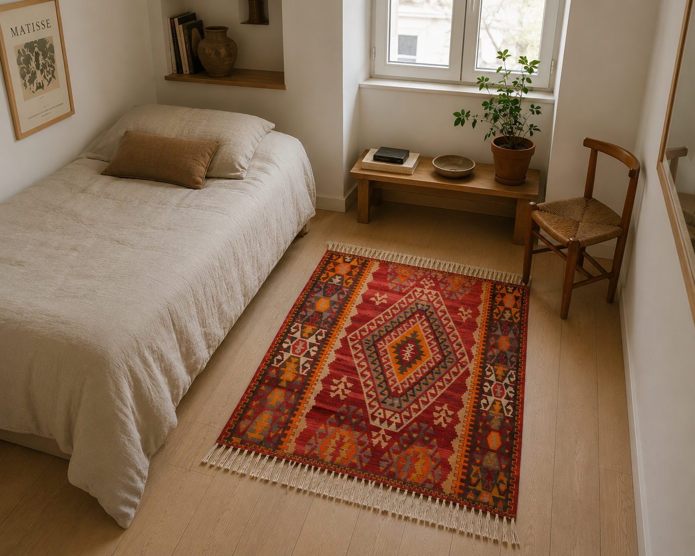 Kilim d'Anatolie – Turquie – 147 × 119 cm