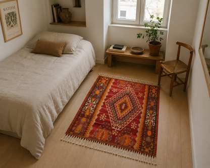 Kilim d'Anatolie – Turquie – 147 × 119 cm